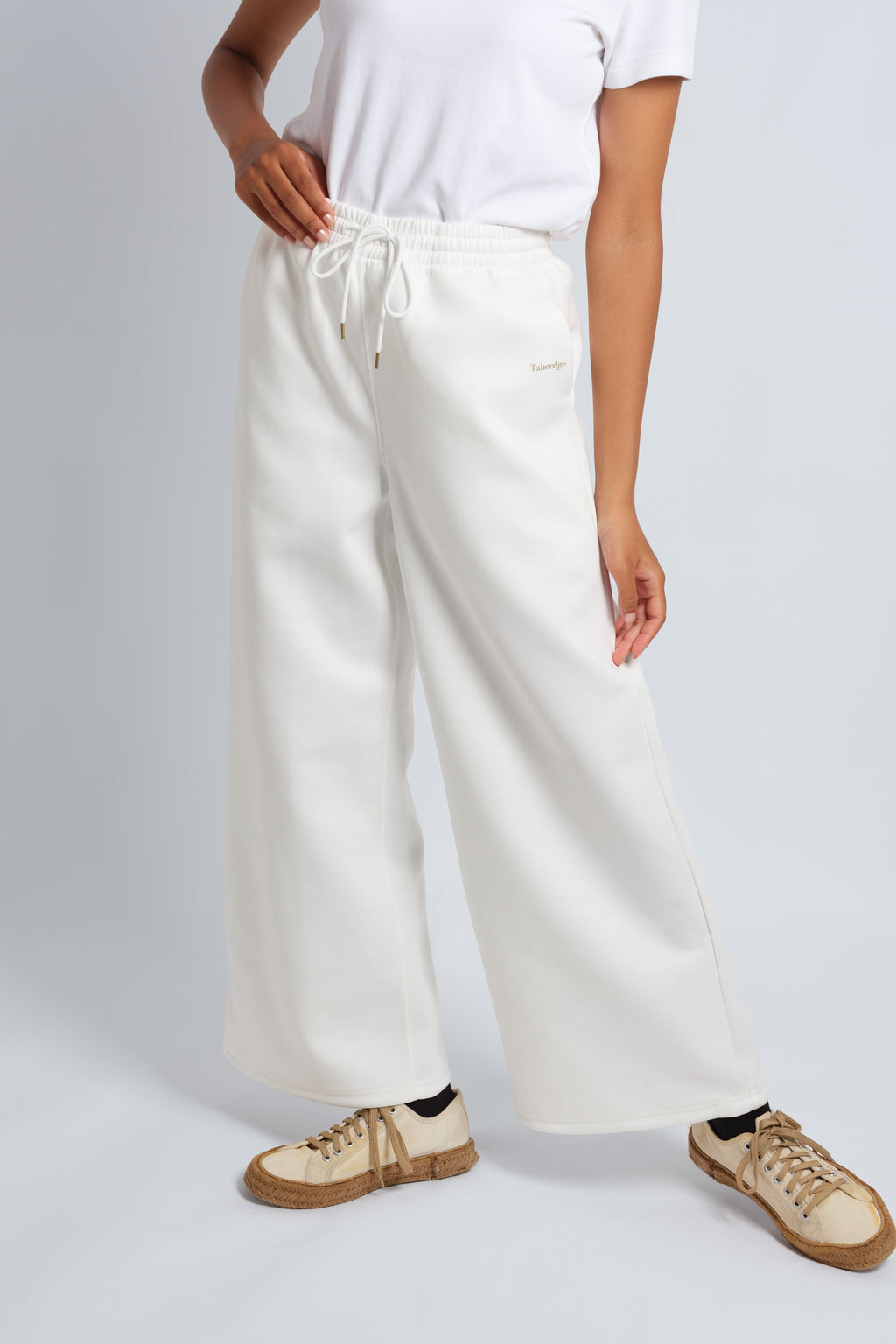 【予約販売：10月中旬〜配送開始】レディースパンツ　White