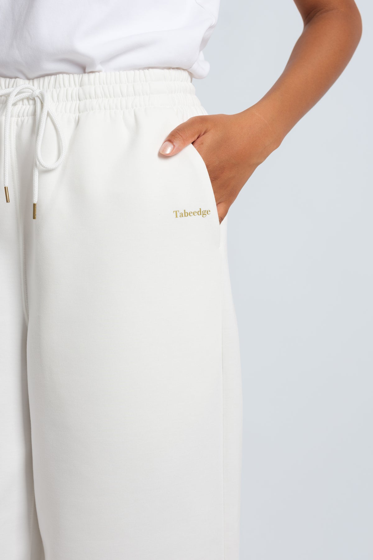 【予約販売：10月中旬〜配送開始】レディースパンツ　White