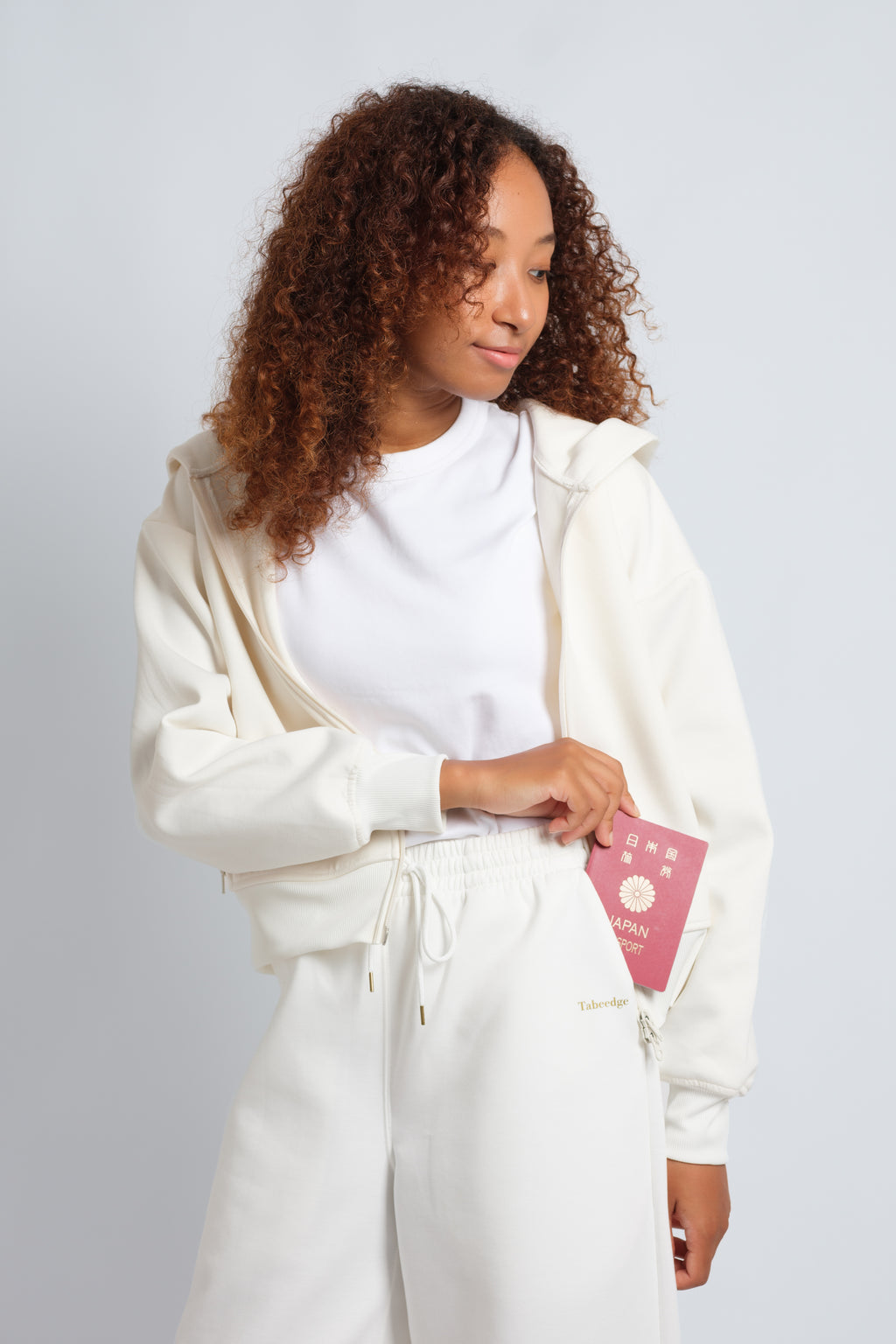 【予約販売：10月中旬〜配送開始】レディースパンツ　White