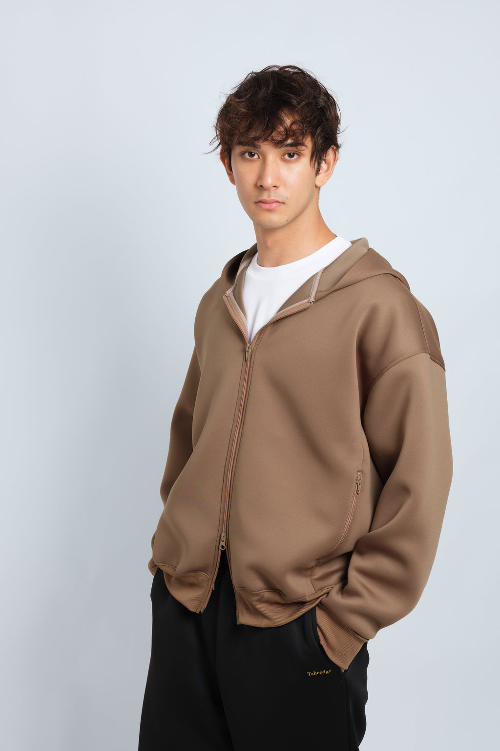【予約販売：10月中旬〜配送開始】メンズフーディー　Brown【XL size】