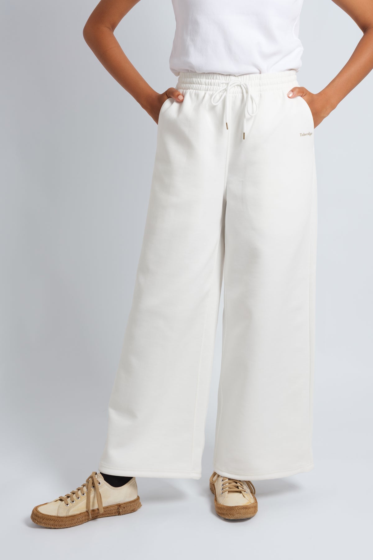 【予約販売：10月中旬〜配送開始】レディースパンツ　White