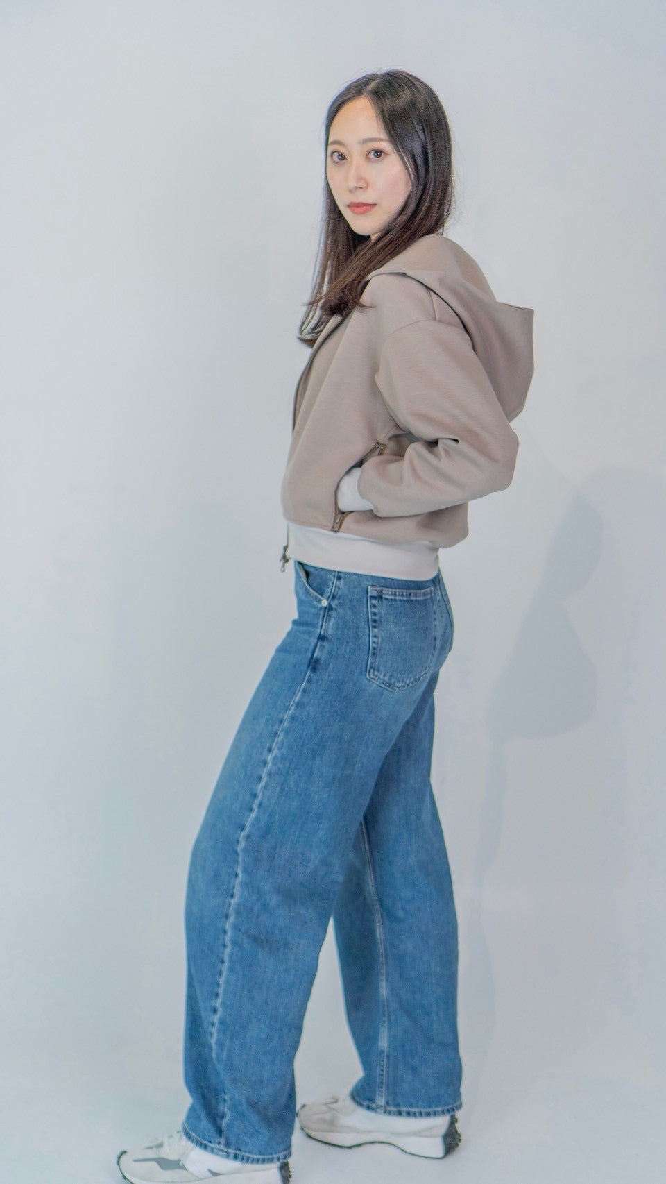 レディースパーカー　Beige