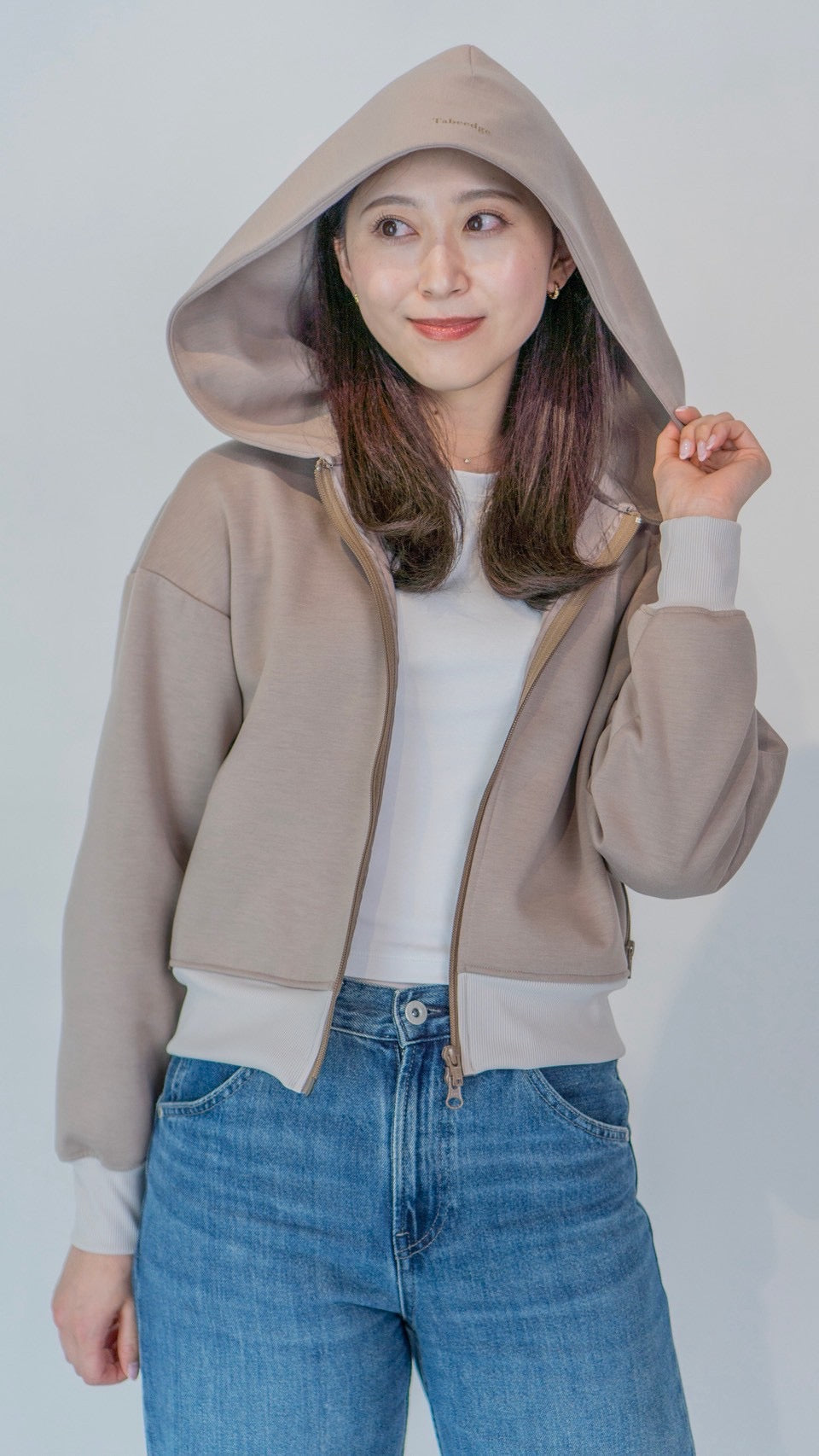 レディースパーカー　Beige