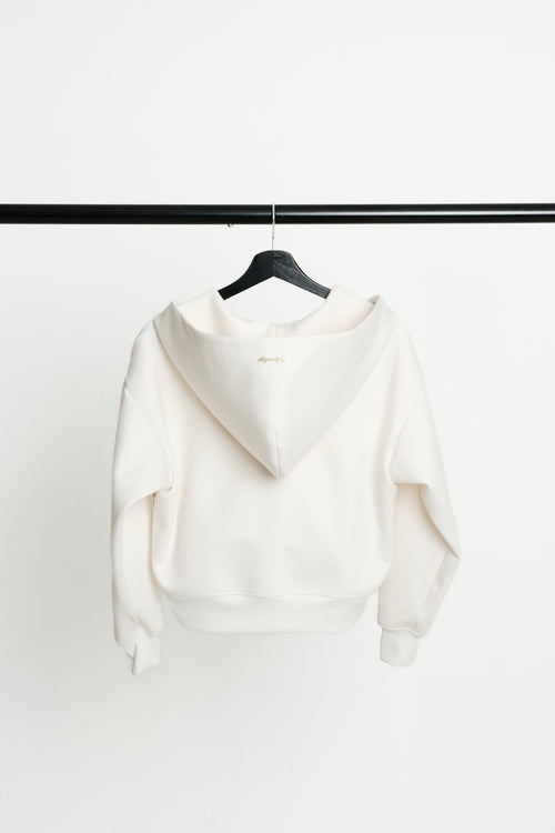 レディースパーカー　White